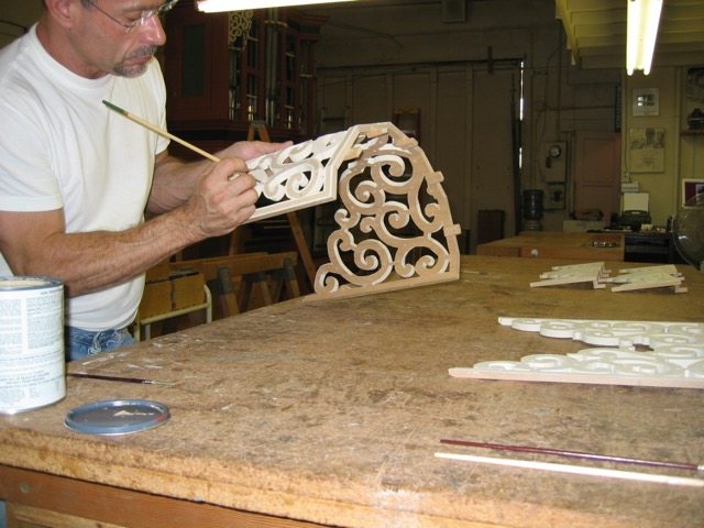 Greg and pipeshade in the shop